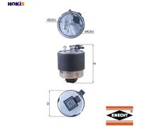 FUEL FILTER KL 440/44 FOR NISSAN DUALIS QASHQAI/+2 K9K282/292 1.5L 4cyl DUALIS I