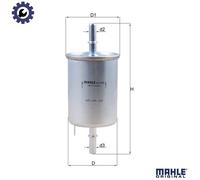 Mahle Original Fuel Filter KL 470 – In-line, Ø54.7–55 mm, H162 mm – Fits Chevrolet Aveo/Kalos