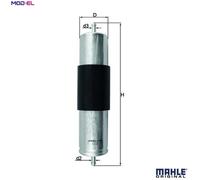 Mahle Original Fuel Filter KL473 – 16126765756, 6765756, 76832968, 79929932 – Quality Guaranteed