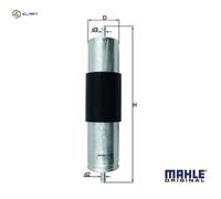 FUEL FILTER KL 473 FOR BMW X5/SAV/E53 M57D30 3.0L 6cyl X5 SAV E53
