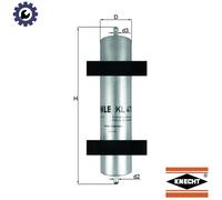 Mahle Original Fuel Filter KL478 – Fits BMW 320D, 54.6mm x 274mm – Genuine OE Fit
