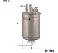 Fuel Filter fits FORD FOCUS 1.8D 01 to 05 Mahle 1150868 1230621 1253789 2042992