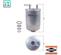 Mahle Original Fuel Filter KL 485/5D – In-line, Fits Renault & Suzuki – Genuine