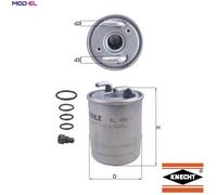 FUEL FILTER KL 490/1D FOR MERCEDES-BENZ SPRINTER/5-t/Platform/Chassis/Van/3-t