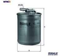 Fuel Filter fits SKODA RAPID 1.6D 12 to 19 Mahle 5Z0127401 6Q0127400F 6Q0127401F