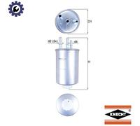 MAHLE KL505 Fuel Filter 80mm Diameter 188mm Height Service Fits Ssangyong