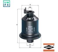 Knecht Fuel Filter KL 509 – In-line 50 mm – Fits Mitsubishi Colt Mk V, Lancer Mk VI