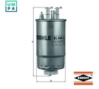 Fuel Filter fits FIAT GRANDE PUNTO 199 1.3D 2005 on Mahle 55702102 77363804 New