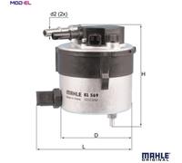 MAHLE KL 569 Fuel filter