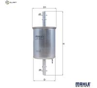 Knecht KL 573 fuel filter