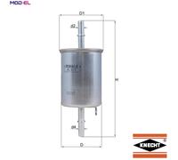 Knecht KL 573 fuel filter