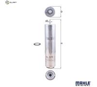 MAHLE KL 579D Fuel filter
