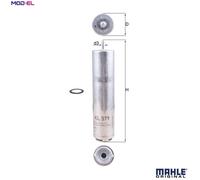 FUEL FILTER KL 579D FOR MINI COUNTRYMAN/COOPER CLUBMAN CROSSOVER ALPINA 2.0L D3
