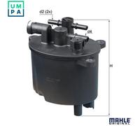 Fuel filter In-Line Filter KL 581 KNECHT for MITSUBISHI PEUGEOT LAND ROVER FORD