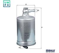Genuine Mahle In-Line Engine Fuel Filter - KL599