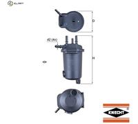 FUEL FILTER KL 632D FOR RENAULT CLIO/MIO/II/Mk/SYMBOL LUTECIA THALIA KANGOO 1.5L