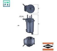 Knecht Filter Fuel Filter KL 632D for Nissan Renault Suzuki