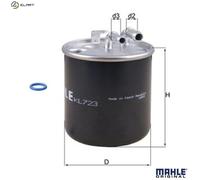 MAHLE KL 723D Fuel filter