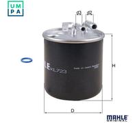 MAHLE KL 723D Fuel filter