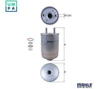 FUEL FILTER KL 752/5D FOR RENAULT SCENIC/GRAND/III MEGANE/Combi/Van/CC 1.5L