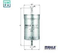 Fuel Filter KL767 Mahle 3R0127401