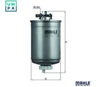Fuel Filter fits VW LUPO Mk1 1.4D 99 to 05 AMF Mahle 6N0127401 6N0127401A New