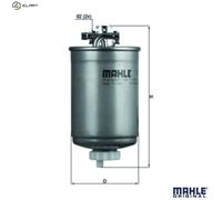 Fuel Filter fits VW LUPO Mk1 1.4D 99 to 05 AMF Mahle 6N0127401 6N0127401A New