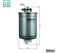 Fuel Filter fits VW LUPO Mk1 1.4D 99 to 05 AMF Mahle 6N0127401 6N0127401A New