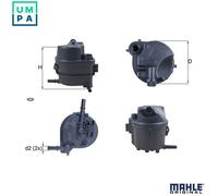Fuel filter In-Line Filter KL 777D MAHLE for PEUGEOT FORD CITROËN MAZDA TOYOTA