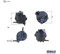 Knecht Fuel Filter KL 777D - In-line for Peugeot Citroën Ford Mazda Toyota (206 Van)