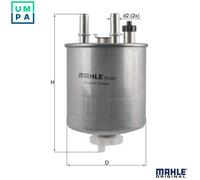 Mahle Original Fuel Filter KL 834 – In-line for Renault Twingo II, Latitude