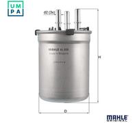 Fuel filter In-Line Filter KL 838 KNECHT for AUDI A1 A1 Sportback