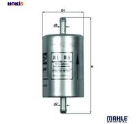 Mahle Knecht Fuel Filter KL86 - In-line - Fits Fiat, Lancia - Genuine Part
