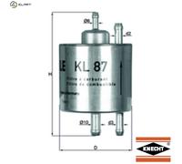 Mahle Original Fuel Filter - fits MERCEDES VANEO 414 1.9 (02-05) M166.991 - 0024773801 New