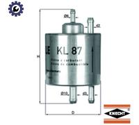 Fuel Filter fits MERCEDES VANEO 414 1.9 02 to 05 M166.991 Mahle 0024773801 New