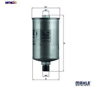 MAHLE Fuel Filter KL 88 – Knecht Filter – 80.5mm x 171.5mm – Fits Audi VW Autobianchi