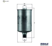 MAHLE Fuel Filter KL 88 – Knecht Filter – 80.5mm x 171.5mm – Fits Audi VW Autobianchi