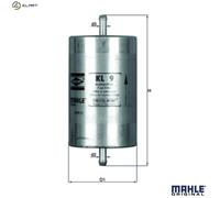 FUEL FILTER KL 9 FOR ALFA ROMEO AR01590/00515 2.0L 4cyl SPIDER