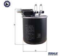 MAHLE ORIGINAL Fuel Filter In-Line Filter KL 948 MERCEDES-BENZ,INFINITI,A-Klasse (W176),B-Klasse (W246, W242),CLA Coupe (C117),GLA (X156)