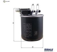 Mahle Original Fuel Filter KL 948 – In-Line Filter for Mercedes-Benz & Infiniti (A, B, CLA, GLA)