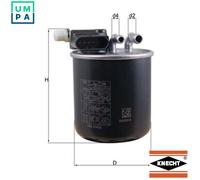 Mahle Original Fuel Filter KL 948 – In-Line Filter for Mercedes-Benz & Infiniti (A, B, CLA, GLA)