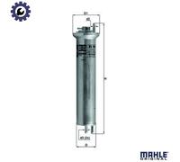 Fuel Filter fits BMW ALPINA B10 E39 4.6 98 to 02 Mahle 13321705398 13321706909