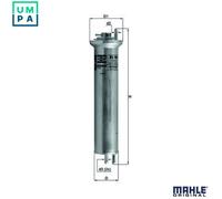 Fuel Filter fits BMW ALPINA B10 E39 4.6 98 to 02 Mahle 13321705398 13321706909