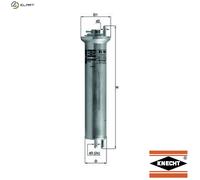 FUEL FILTER KL 96 FOR ALPINA BMW 5/E39/X/SAV 7/E38 X5/E53 M60 B30 3.2L 6cyl B10
