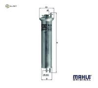 MAHLE KL96 Fuel Filter 55mm Diameter Fits Alpina B10 BMW 5 Series 7 Series X5