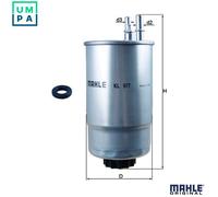 Knecht Filter In-Line Fuel Filter KL 977D - Fits Fiat, Peugeot, Citroën
