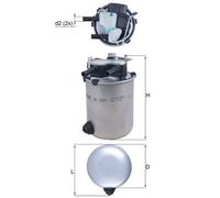 Fuel Filter KL1027 Mahle 164004EA1B 164006184R 72437190 Top Quality Guaranteed