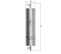 MAHLE KL 232 Fuel filter