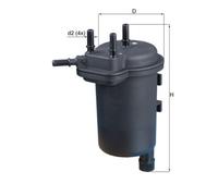 KL430 Fuel Filter In Line 75mm Outer Diameter H184mm L109mm Service Mahle Knecht