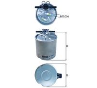 Fuel Filter KL440/40 Mahle 16400JY00A 16400JY00C 16400JY09D 72444471 Quality New